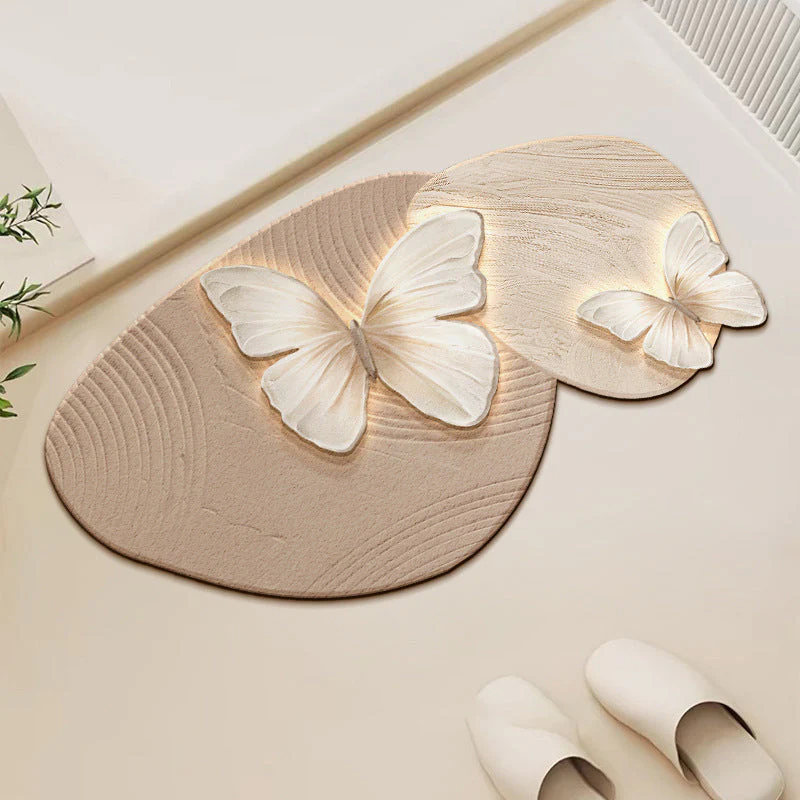 🦋Retro Butterfly Diatomite Mat – Quick Drying & Non-Slip - Image 15