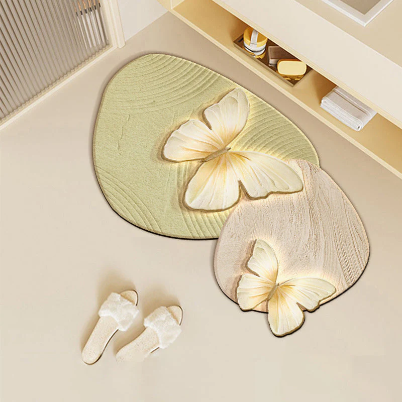 🦋Retro Butterfly Diatomite Mat – Quick Drying & Non-Slip - Image 16