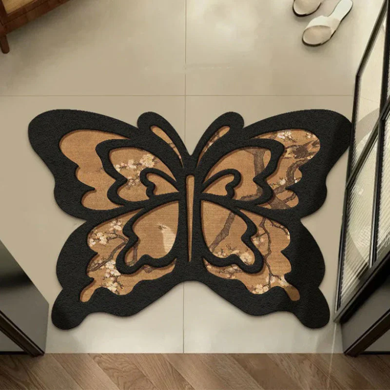 🦋Retro Butterfly Diatomite Mat – Quick Drying & Non-Slip - Image 2