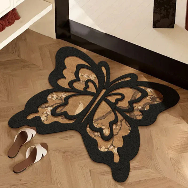 🦋Retro Butterfly Diatomite Mat – Quick Drying & Non-Slip - Image 3