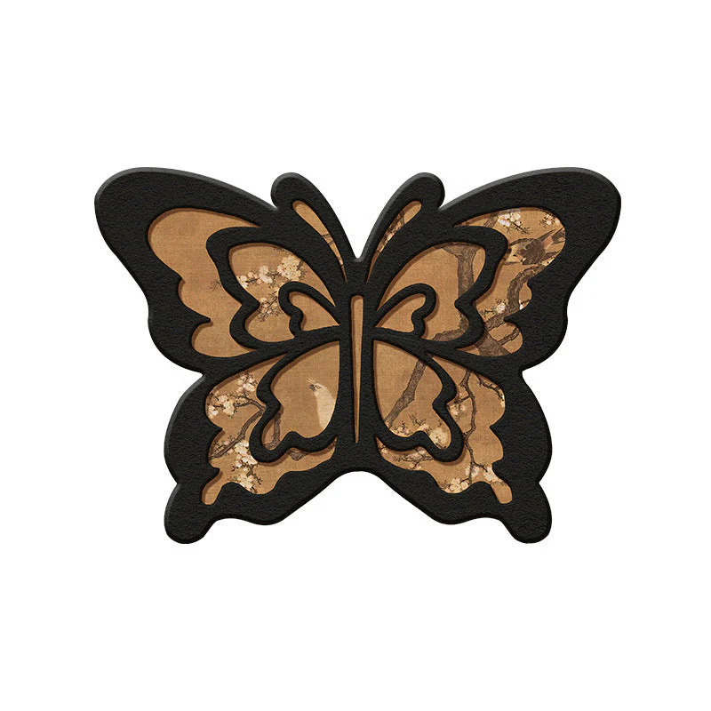 🦋Retro Butterfly Diatomite Mat – Quick Drying & Non-Slip - Image 9