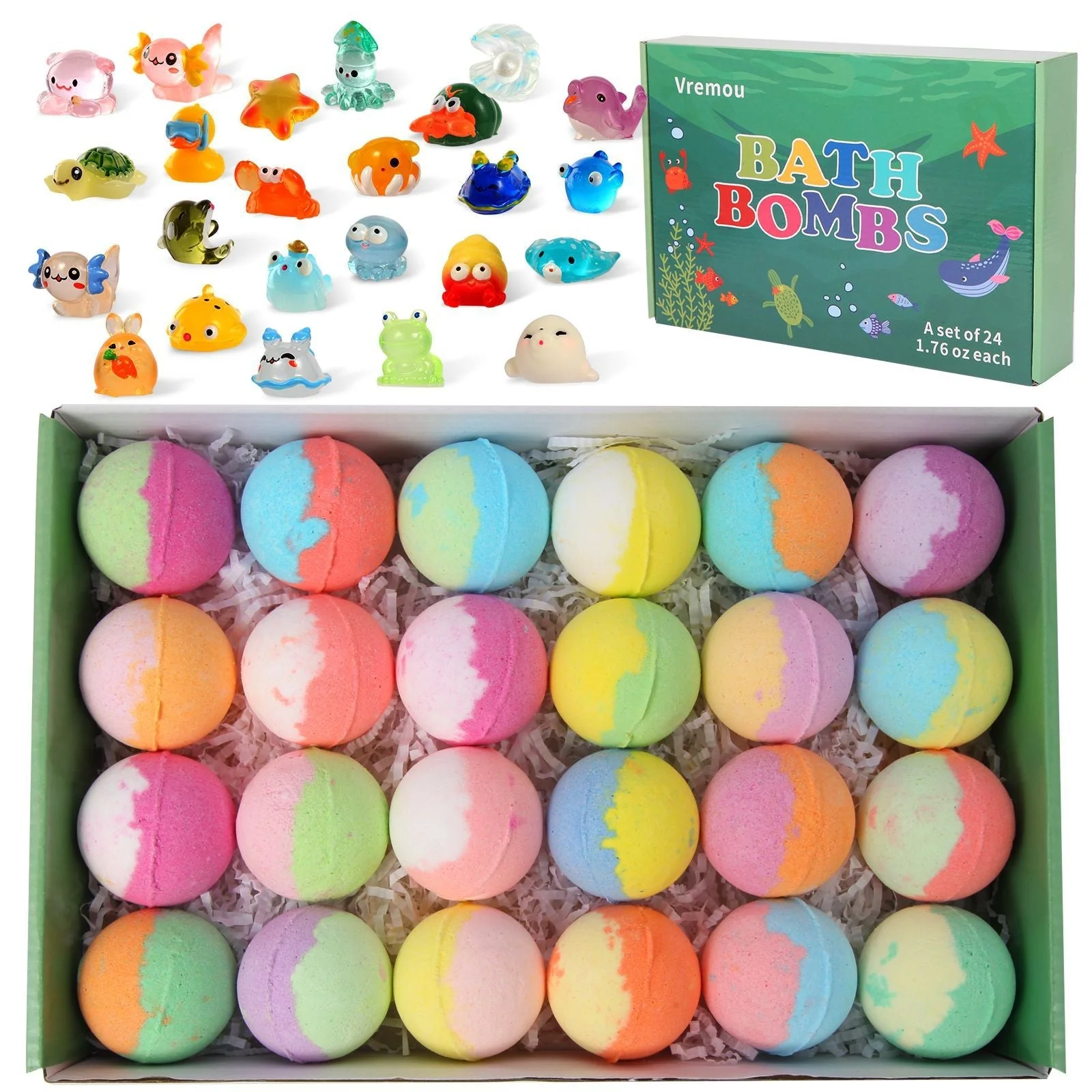 🐬Easter Special 40% OFF!🐠Bath Bomb Gift Set for Kids - Image 10