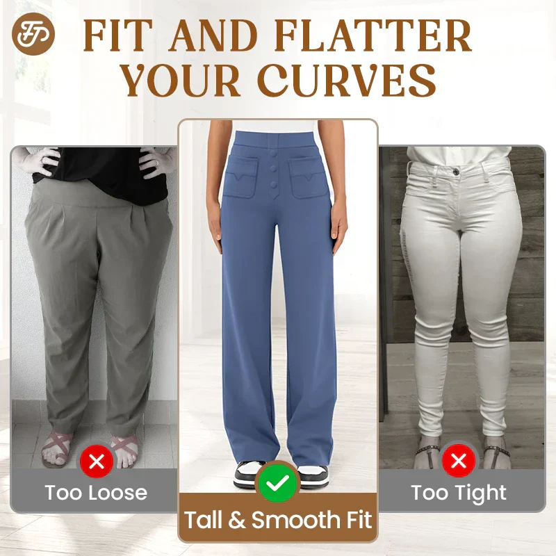 💖2025 NEW TYPE SALE 50% OFF💷Women's Casual High Waist Stretch Pants - Image 8