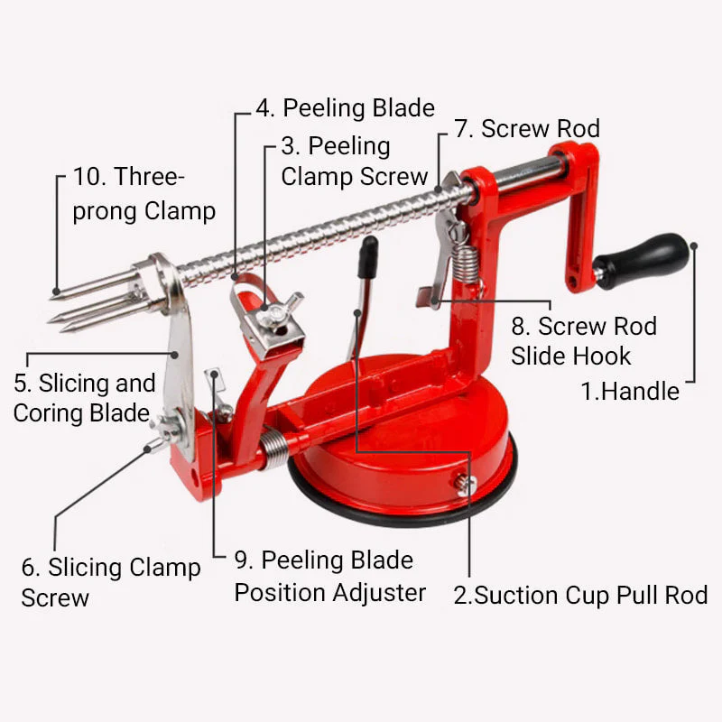 🎅Christmas Pre-Sale🎁3-in-1 Hand Crank Peeler - Image 7