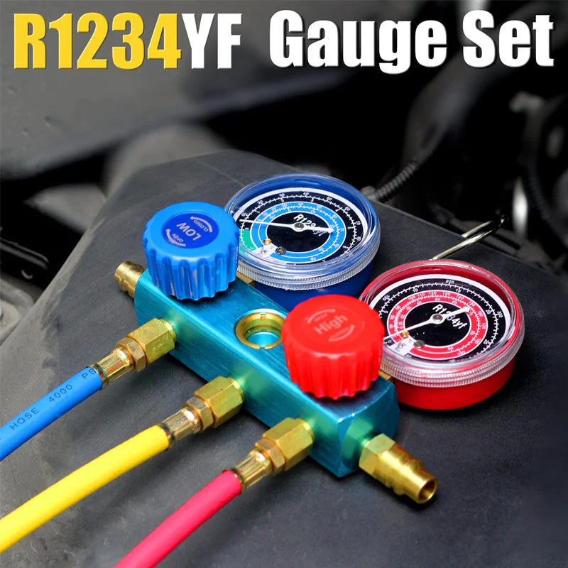 ⏳Time-limited Special🧰3 Way R134/R22/R410 AC Gauges - Image 4
