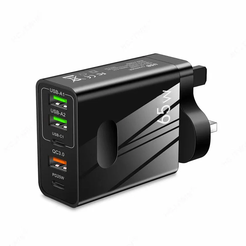 🎉Hot Sales - 50% OFF👍[Practical Gift] 65W Multiple-Ports Fast Charger 5 in 1 - Image 8