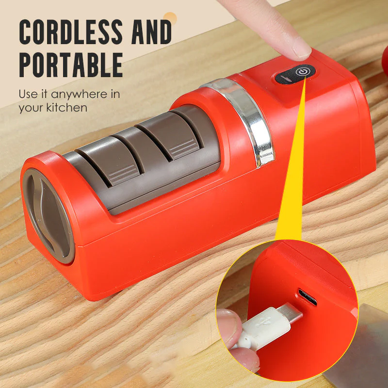 ✨ Automatic Knife Sharpener – Effortless Precision, Safe & Works on All Blades 🔪⚙️ Sharpness That Lasts! - Image 4