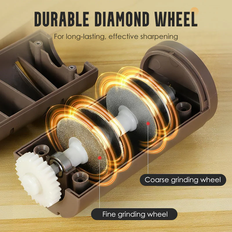 ✨ Automatic Knife Sharpener – Effortless Precision, Safe & Works on All Blades 🔪⚙️ Sharpness That Lasts! - Image 5