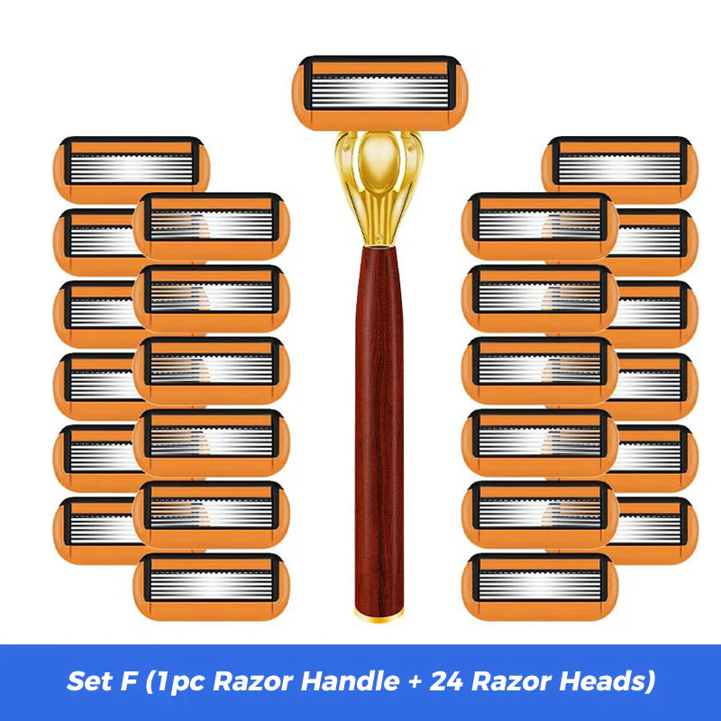 🔥2025 New Hot Sale 50% OFF🔥Advanced Manual Shaving Razor Blade Set - Image 14