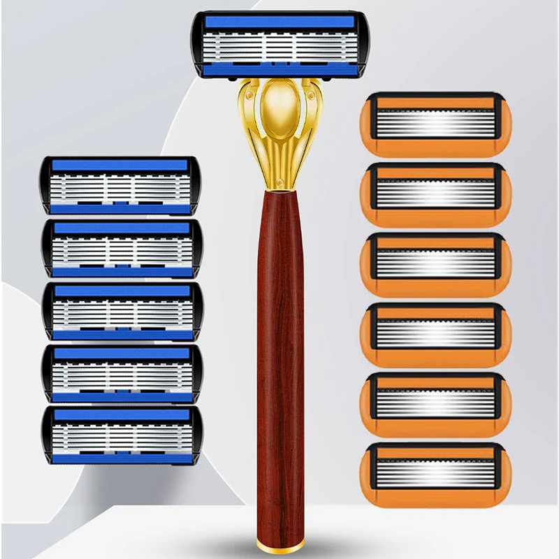 🔥2025 New Hot Sale 50% OFF🔥Advanced Manual Shaving Razor Blade Set - Image 3