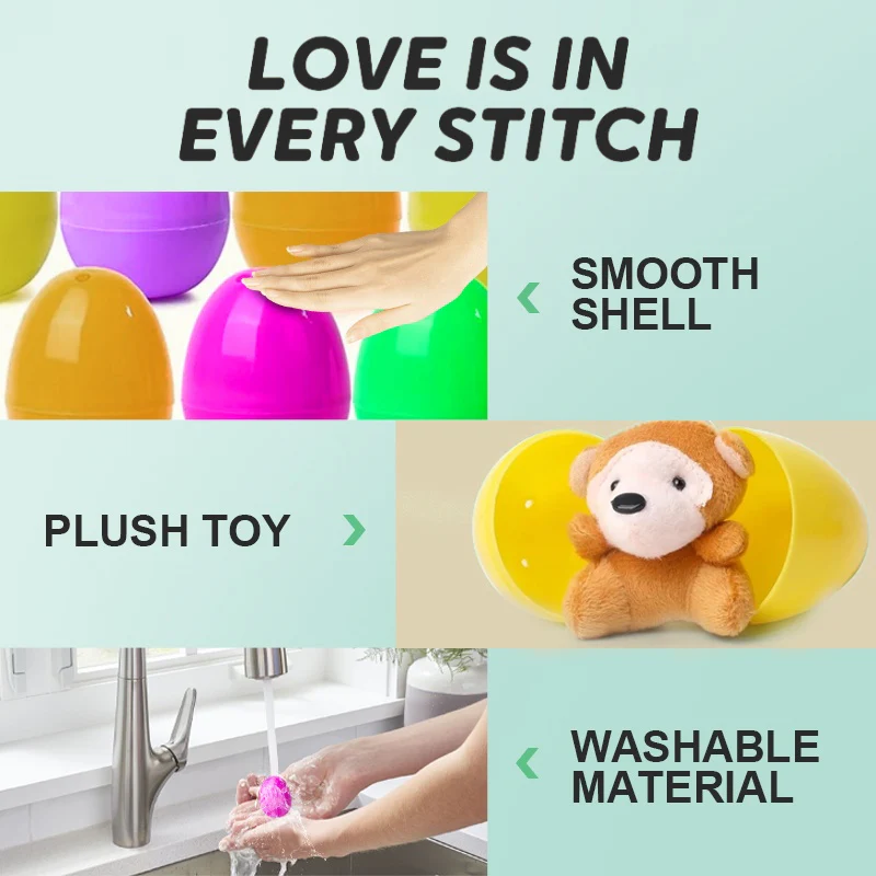 🐰Easter Hot Sale 40% OFF!🐣Pre-filled Easter Eggs with Stuffed Animal Toys - Image 6