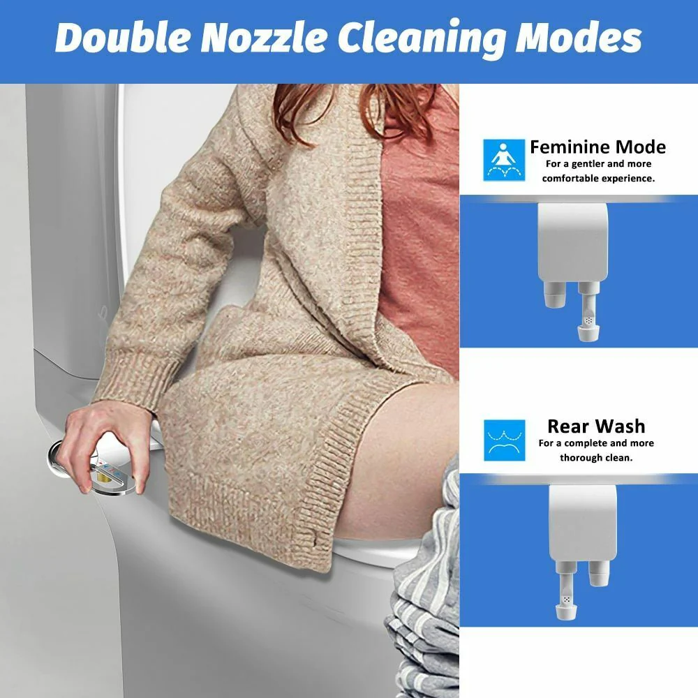 🚽 Hygiene Upgrade | Dual Nozzle Bidet Washer | Self-Cleaning & Easy Install 💦 - Image 4