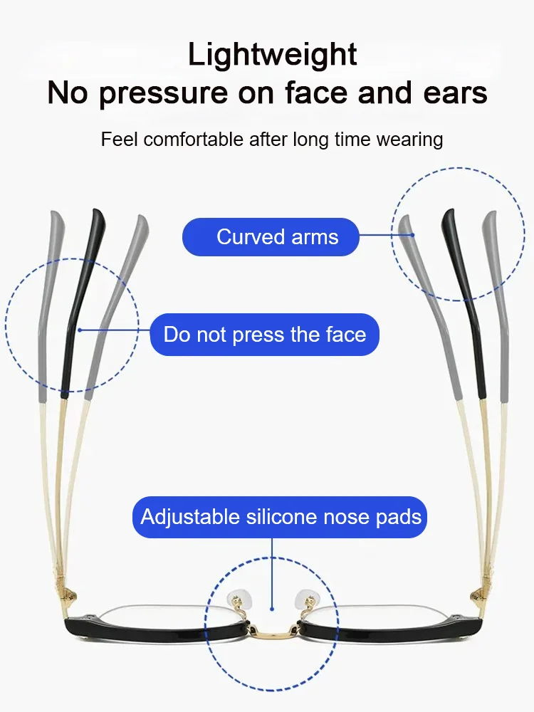 🔥Ultra Light Anti Blue Presbyopic Glasses(Comes with a Free Eyewear Case) - Image 5