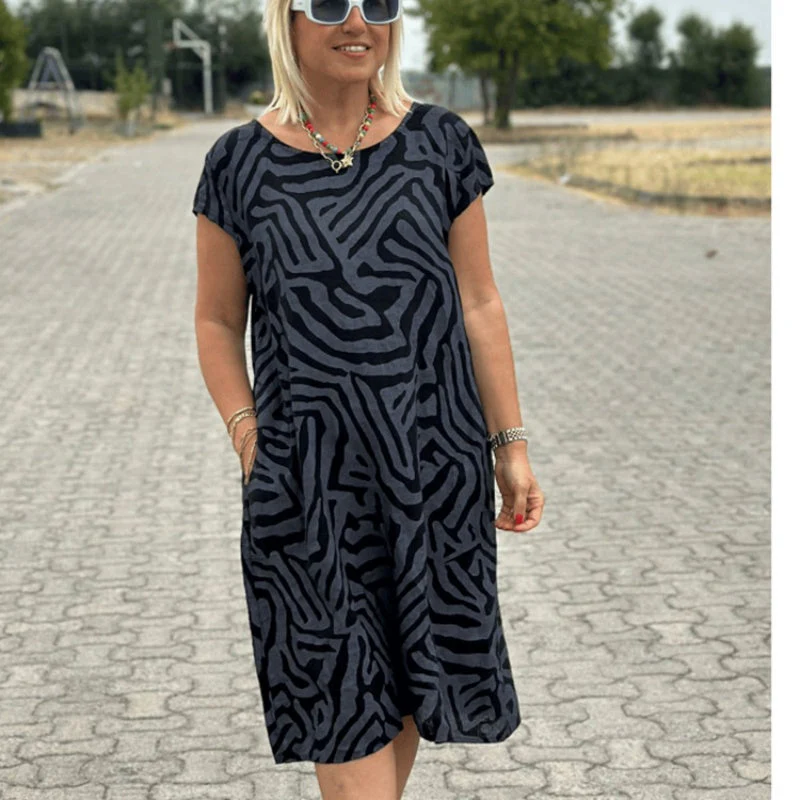 💃2025 New Boho Vintage Casual Printed Dress - Image 7