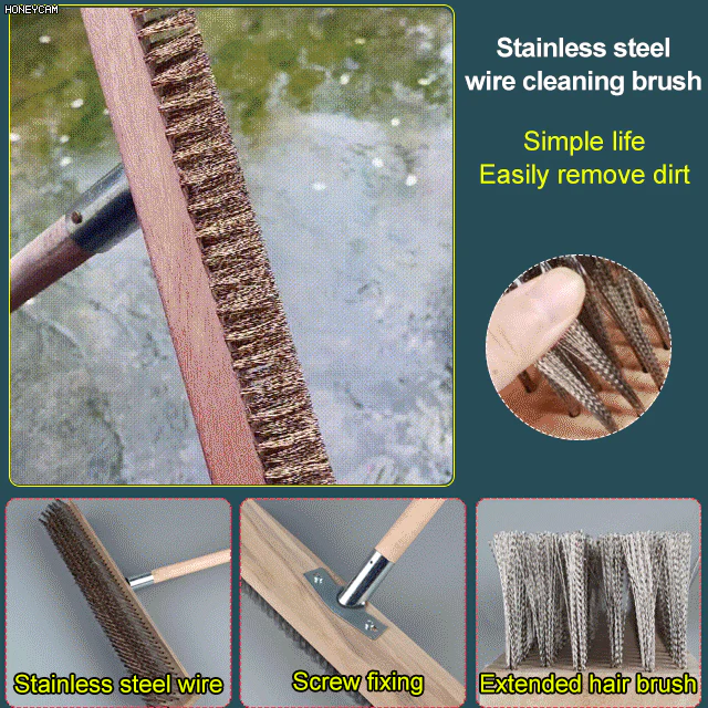 Stainless steel wire cleaning brush - Image 5
