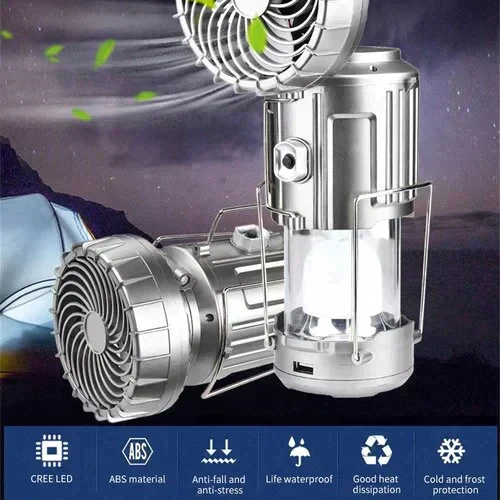 🔥🎁Hot Sale 50% OFF🎁🔥Portable LED Camping Lantern With Fan - Image 2