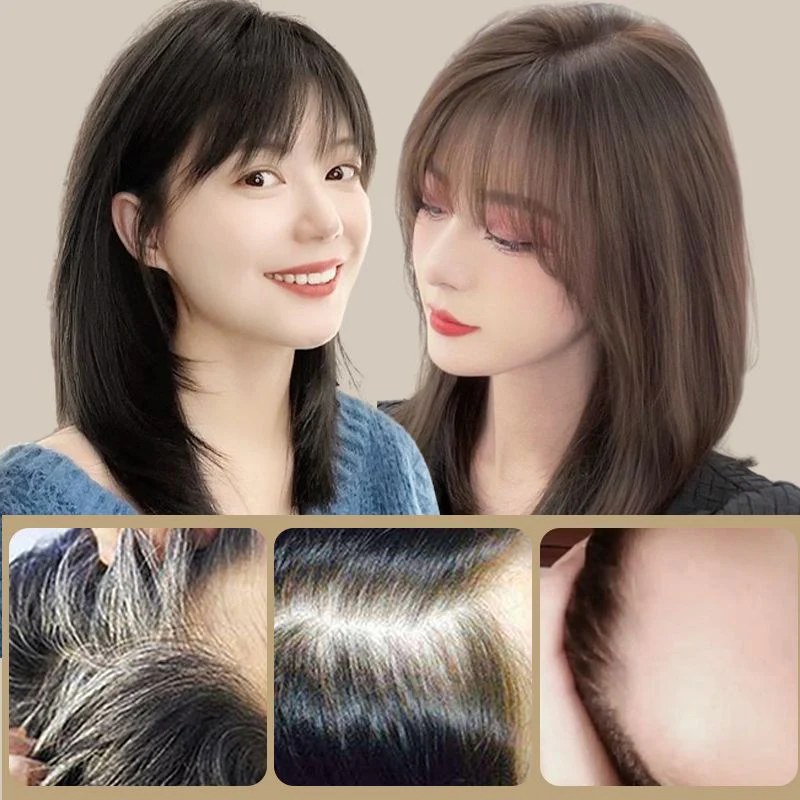 Perfect Gift! Clip-in Air Bangs Hair Piece - Image 7