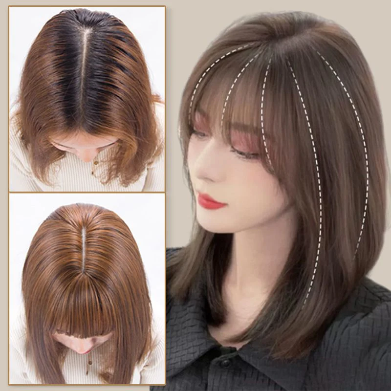 Perfect Gift! Clip-in Air Bangs Hair Piece - Image 8