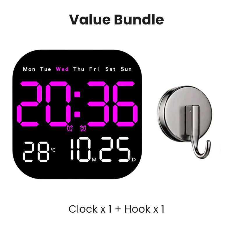 🕰️Easter Special 40% OFF!🛏️Home & Office Digital Clock –  A reliable companion for your daily routine.🌙 - Image 15