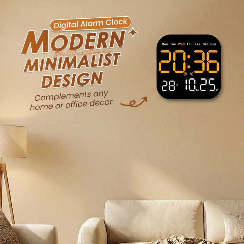🕰️Easter Special 40% OFF!🛏️Home & Office Digital Clock –  A reliable companion for your daily routine.🌙 - Image 2