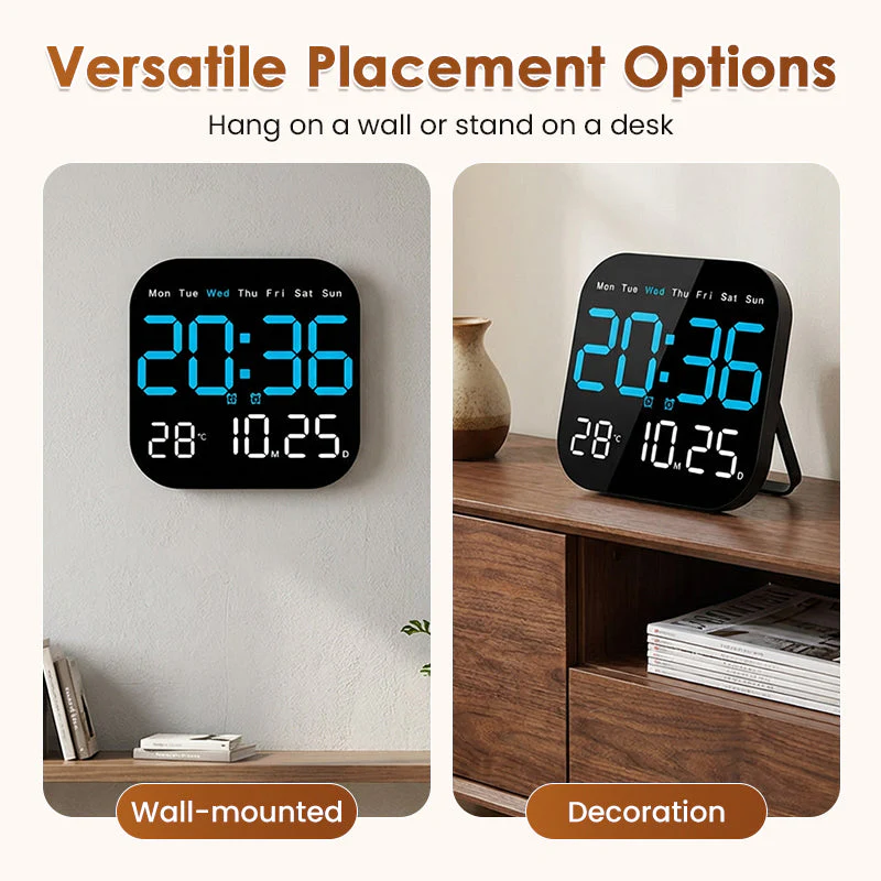 🕰️Easter Special 40% OFF!🛏️Home & Office Digital Clock –  A reliable companion for your daily routine.🌙 - Image 4