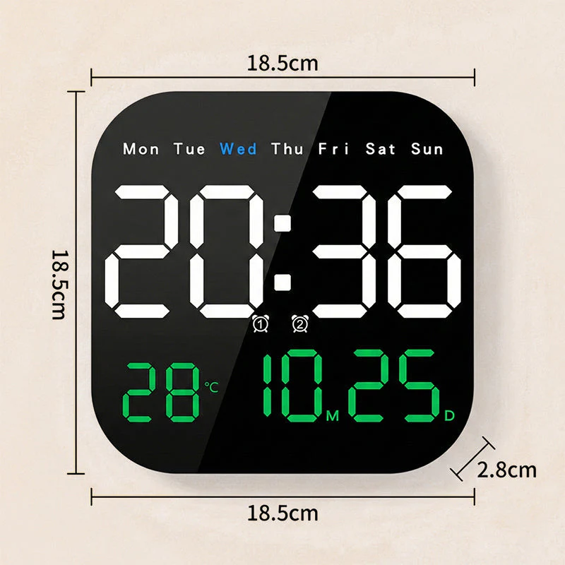 🕰️Easter Special 40% OFF!🛏️Home & Office Digital Clock –  A reliable companion for your daily routine.🌙 - Image 7