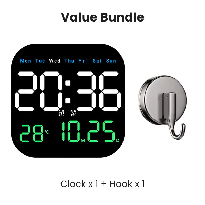 🕰️Easter Special 40% OFF!🛏️Home & Office Digital Clock –  A reliable companion for your daily routine.🌙 - Image 9