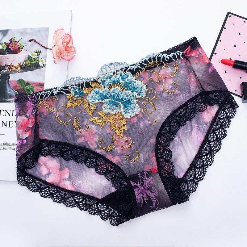 🔥Buy 7 get 7 free🔥Antibacterial cotton panty with lace embroidery - Image 10