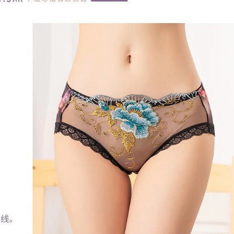 🔥Buy 7 get 7 free🔥Antibacterial cotton panty with lace embroidery - Image 6