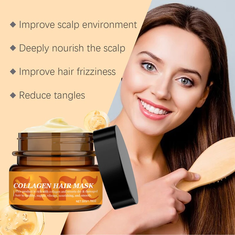🔥Last Day 50% OFF🌸🌿Collagen Hair Mask for Dry & Damaged Hair - Image 4