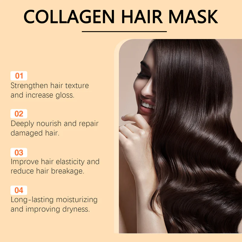 🔥Last Day 50% OFF🌸🌿Collagen Hair Mask for Dry & Damaged Hair - Image 7