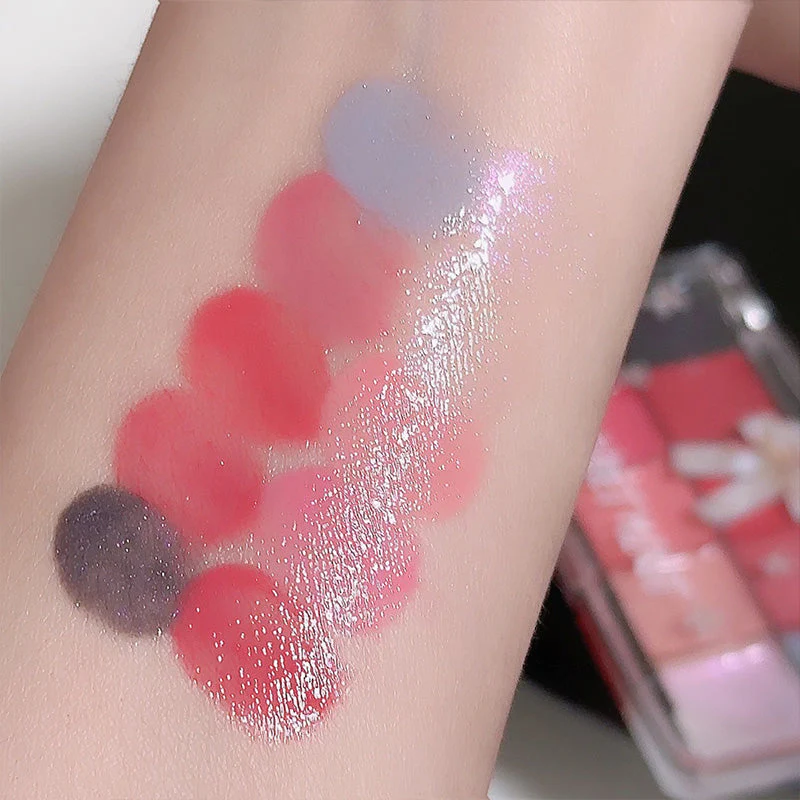10 Color Long Lasting Glossy Lip Gloss Palette - Image 8