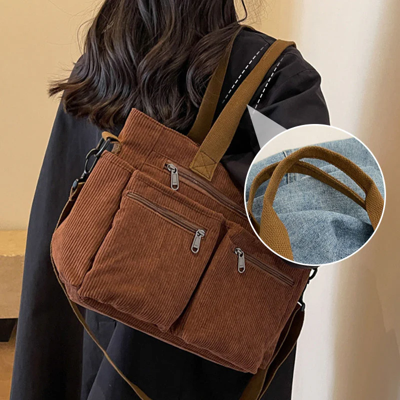 ⛱️40% OFF!👜Vintage Solid Color Shoulder Bag🎁 - Image 5