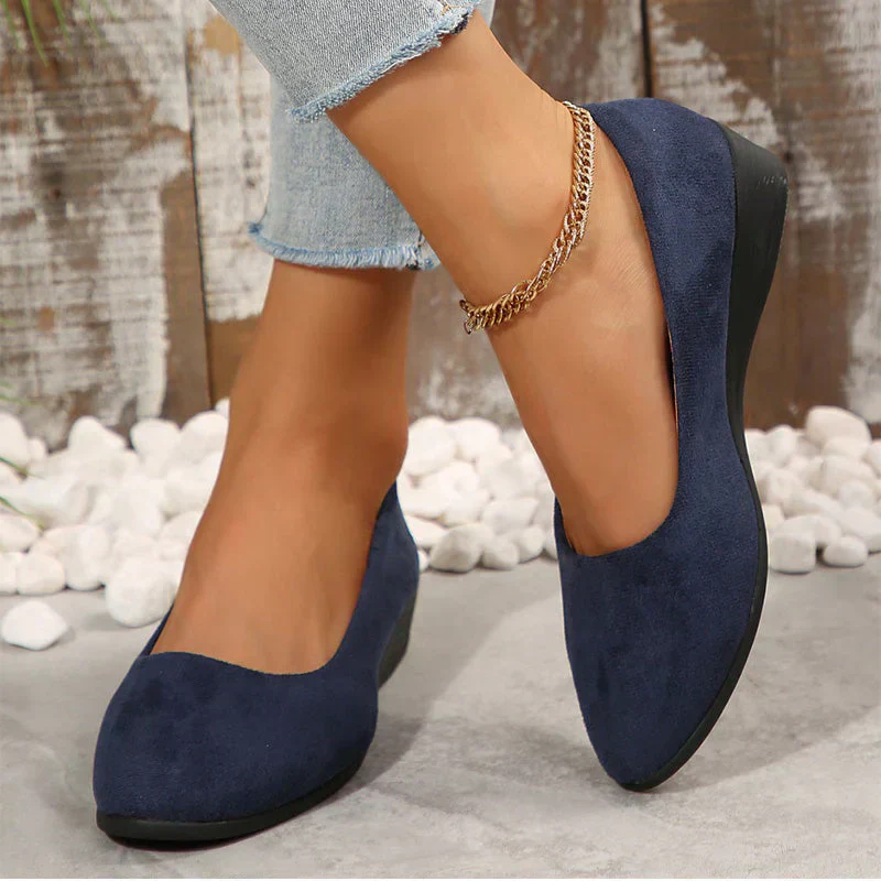 🎁Hot Sale 50% OFF⏳Elegant Lightweight Anti-Slip Low Heel Wedge Shoes - Image 6