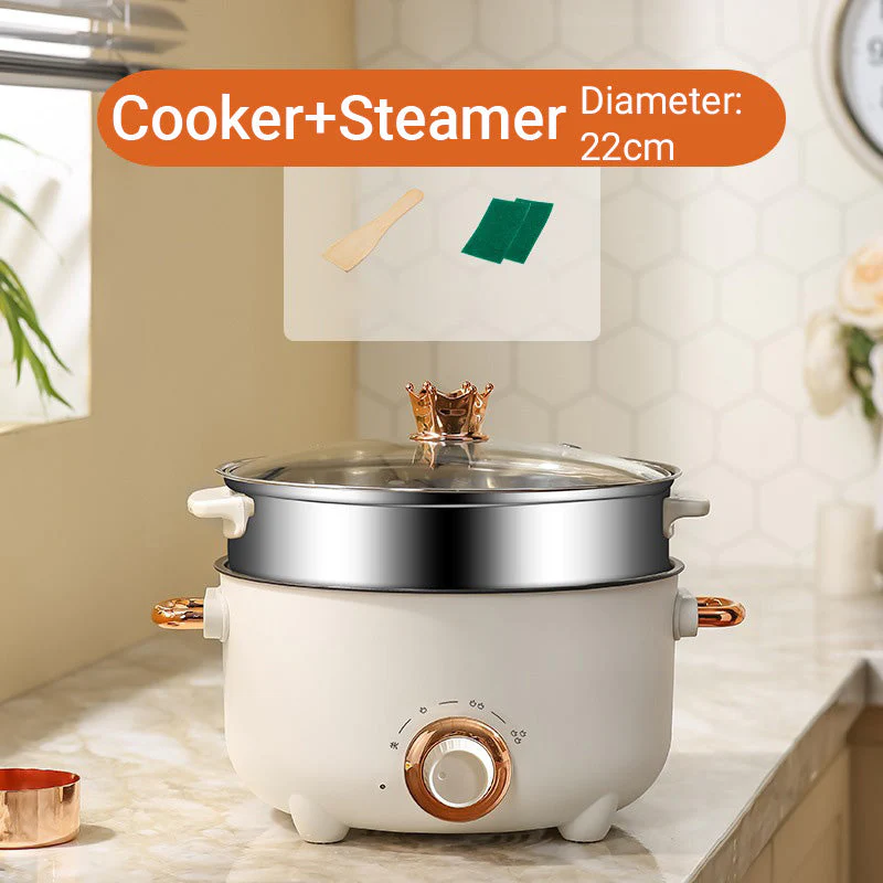 🔥Limited Time 50% OFF🔥Multifuntional Electric Non-Stick Cooker with Steamer - Image 11