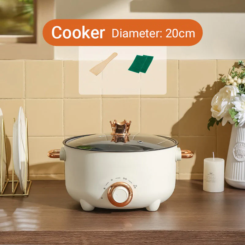 🔥Limited Time 50% OFF🔥Multifuntional Electric Non-Stick Cooker with Steamer - Image 12