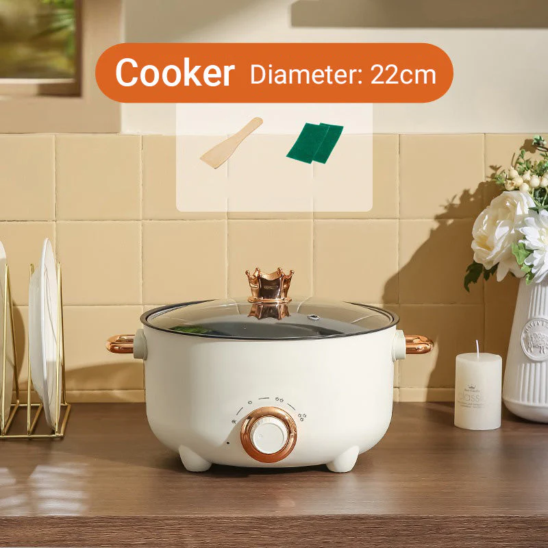 🔥Limited Time 50% OFF🔥Multifuntional Electric Non-Stick Cooker with Steamer - Image 13