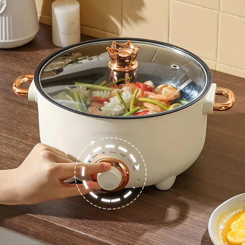 🔥Limited Time 50% OFF🔥Multifuntional Electric Non-Stick Cooker with Steamer - Image 4