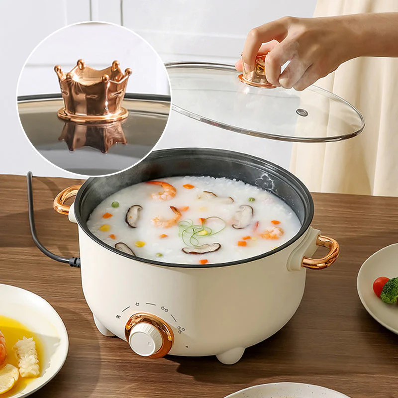 🔥Limited Time 50% OFF🔥Multifuntional Electric Non-Stick Cooker with Steamer - Image 5