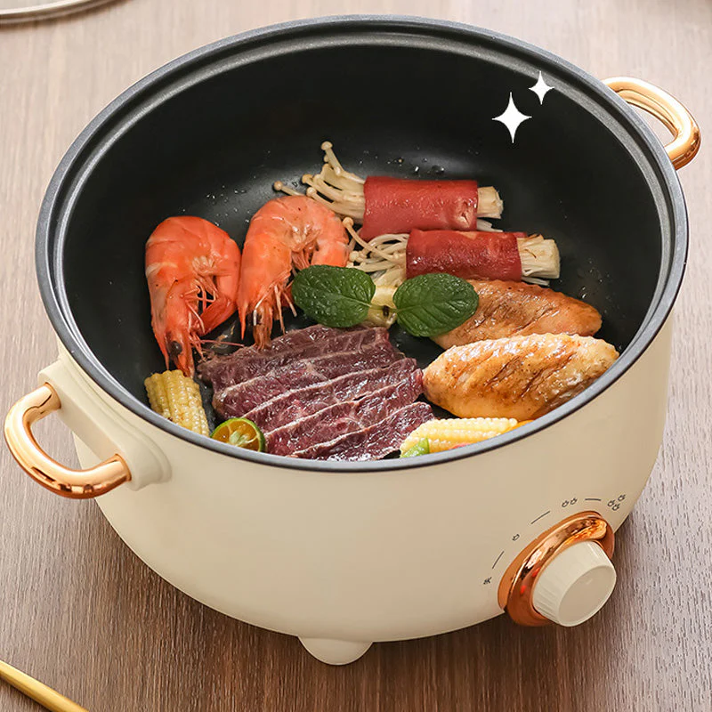🔥Limited Time 50% OFF🔥Multifuntional Electric Non-Stick Cooker with Steamer - Image 8