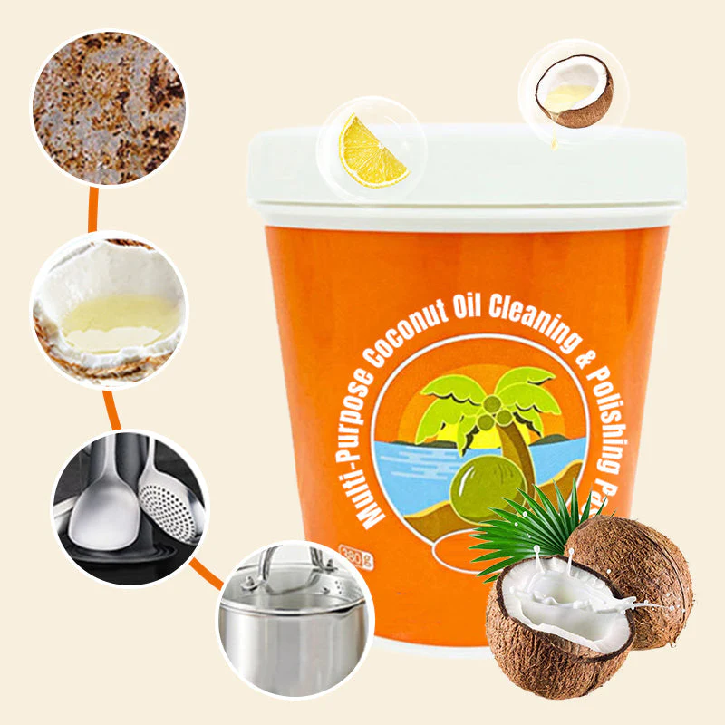 Multi-Purpose Coconut Oil Cleaning & Polishing Paste - Image 4