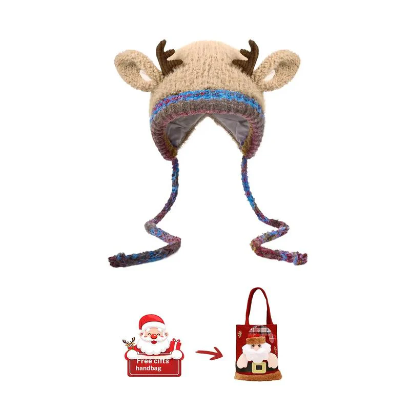 🎄🦌Original design Festive Christmas Antler Hat🧶🎁 - Image 13