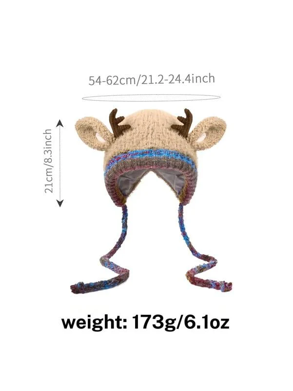 🎄🦌Original design Festive Christmas Antler Hat🧶🎁 - Image 9