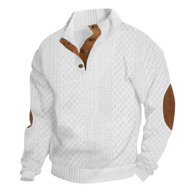 🧥Luxury Comfort | Men‘s Textured Jacquard Sweatshirt | Everyday Essential 🔥 - Image 11