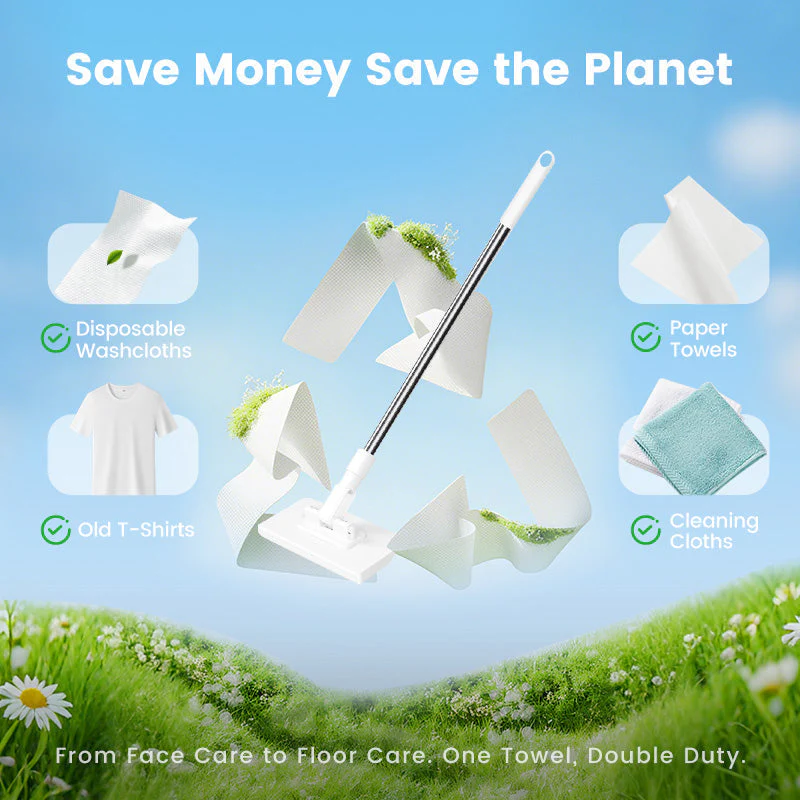 💥 Last day! 50% Off 💥Disposable Dust Mop with 4 Reusable Cloths - Image 7