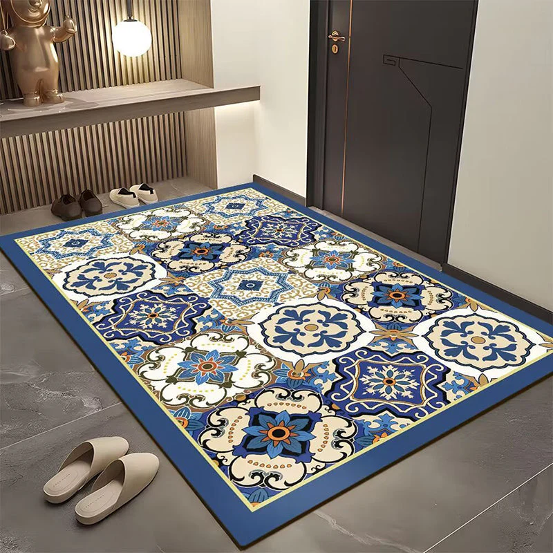 Bohemian Geometric Door Mat for Entryway - Image 11