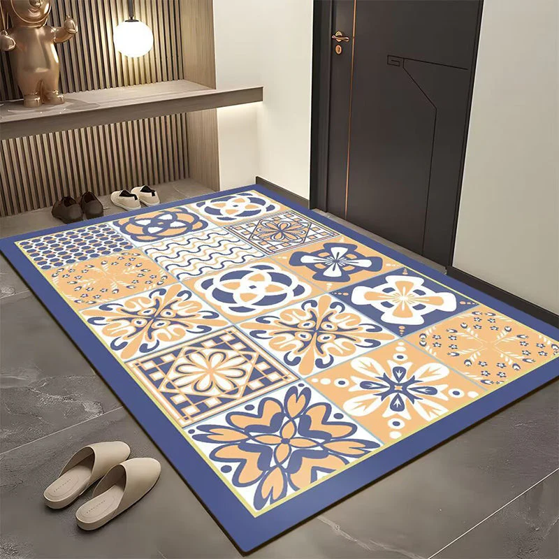 Bohemian Geometric Door Mat for Entryway - Image 12