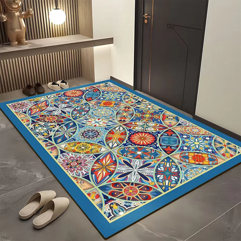 Bohemian Geometric Door Mat for Entryway - Image 13
