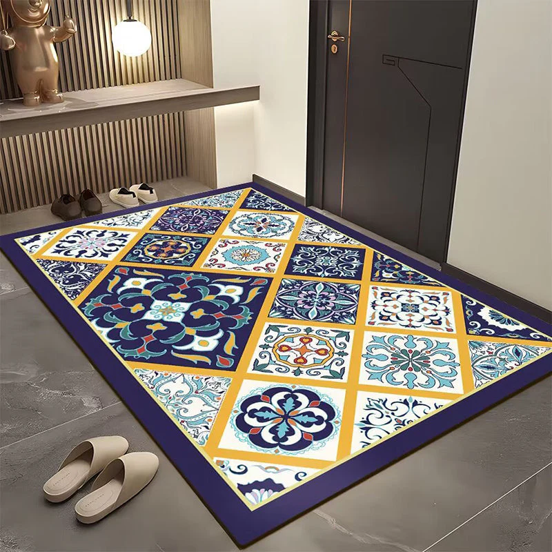 Bohemian Geometric Door Mat for Entryway - Image 16