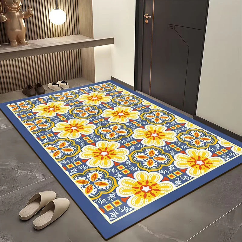 Bohemian Geometric Door Mat for Entryway - Image 23